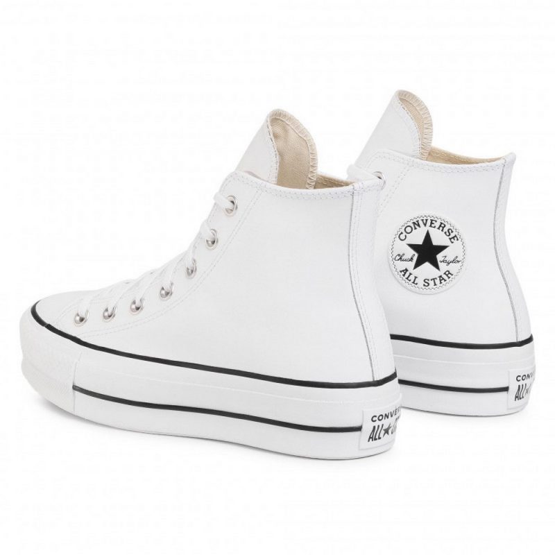 Converse CTAS Leather Lift Hi Női Cipő Black 2 0000207592681 02 rz