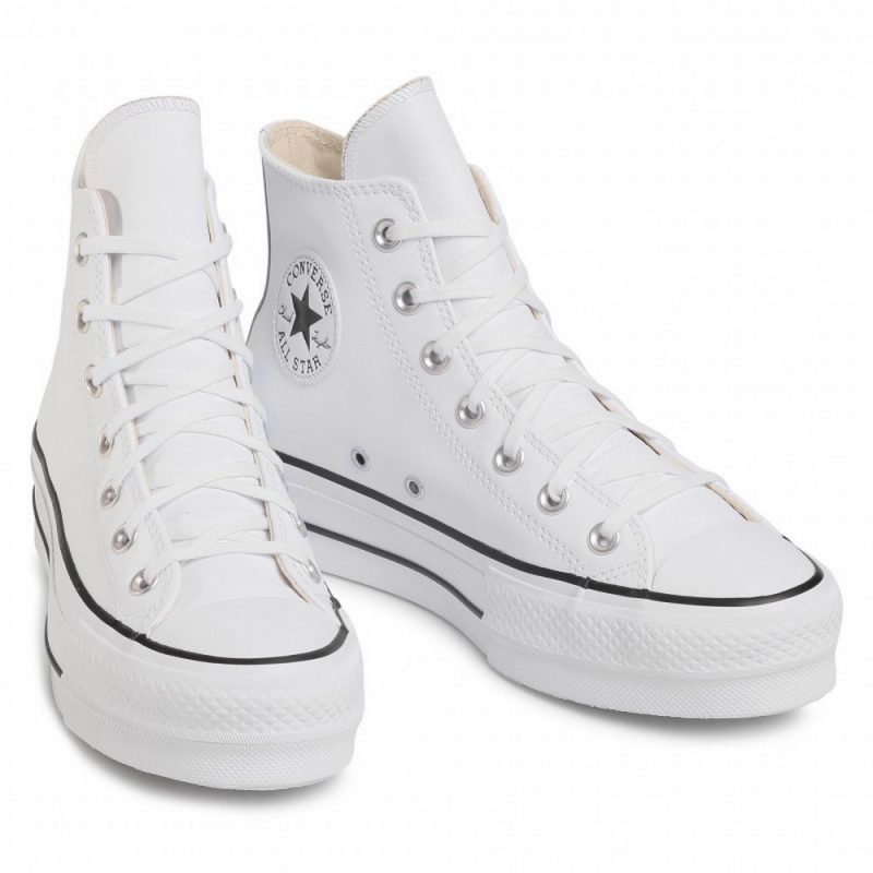 Converse CTAS Leather Lift Hi Női Cipő Black 1 0000207592681 03 rz