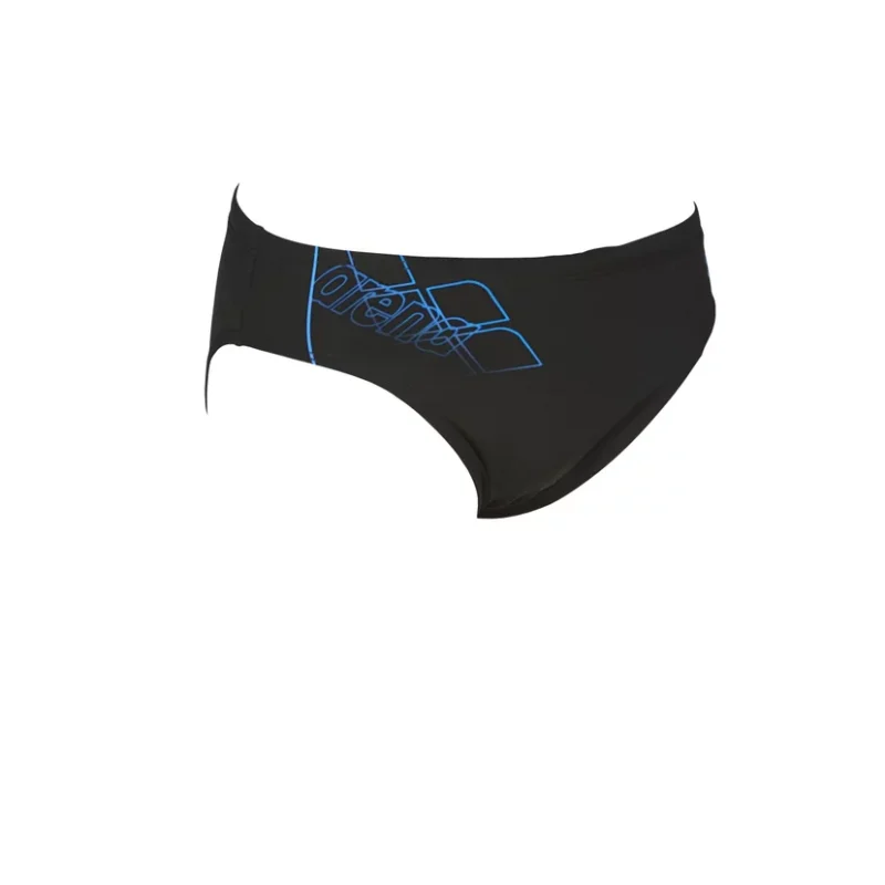 Arena M Bayron Brief Férfi Fürdőnadrág Black/Blue 1 001728 581 M BAYRON BRIEF 002 FR S