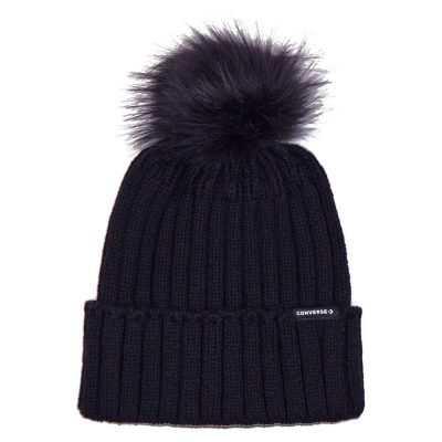 Converse Pom Beanie Női Sapka Black