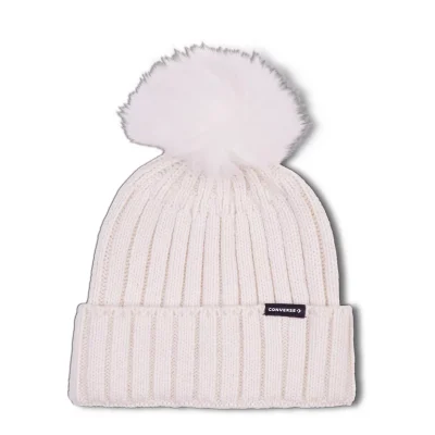 Converse Pom Beanie Unisex Sapka Egret