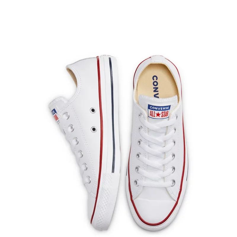 Converse CTAS Leather Low Unisex Cipő White 1 132173C shot3
