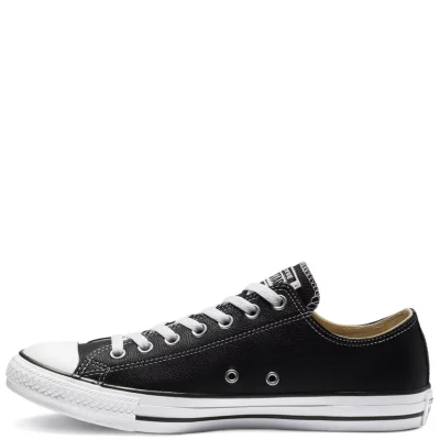 Converse CTAS Leather Low Unisex Cipő Black - Image 3