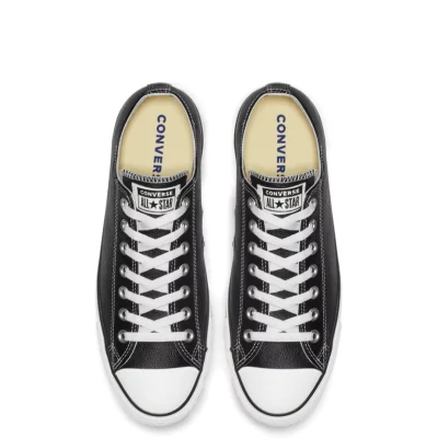 Converse CTAS Leather Low Unisex Cipő Black - Image 7