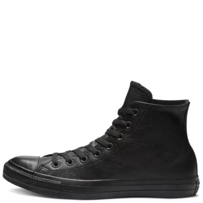 Converse CTAS Leather Hi Top Unisex Cipő Mono - Image 3