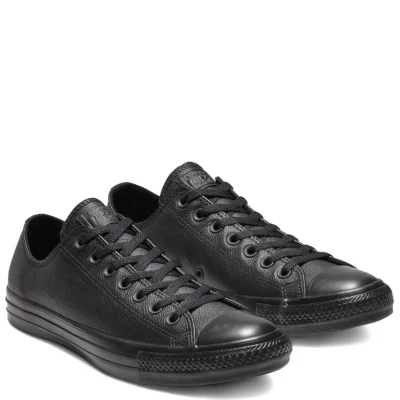 Converse CTAS Leather Low Unisex Cipő Mono - Image 4