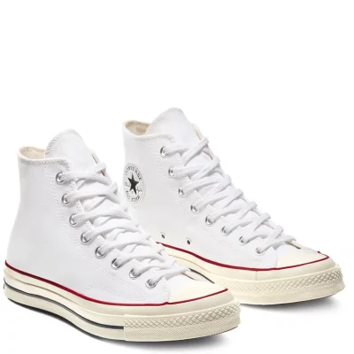 Converse Chuck 70 High Unisex Cipő White - Image 4