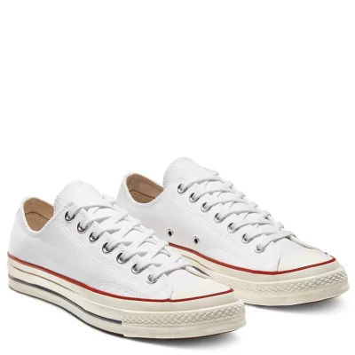 Converse Chuck 70 Low Unisex Cipő White - Image 4