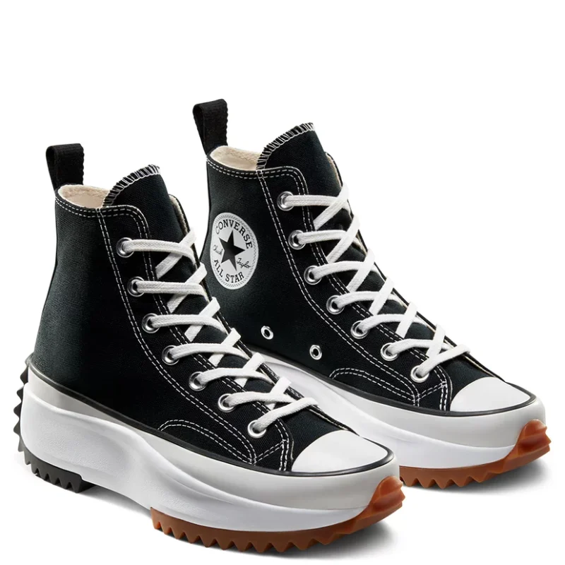 Converse Run Star Hike High Top Unisex Cipő Black 1 166800C shot2