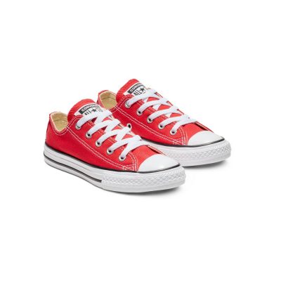 Converse CTAS Junior Low Gyerek Cipő Red - Image 3