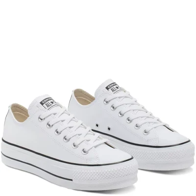 Converse CTAS Lift Leather Ox Női Cipő White 9 Converse CTAS Lift Leather Ox Női Cipő White - Image 3