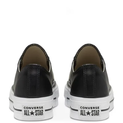 Converse CTAS Lift Leather Low Női Cipő Black - Image 5