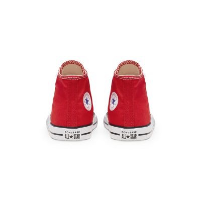 Converse CTAS High Infant Gyerek Cipő Red - Image 5