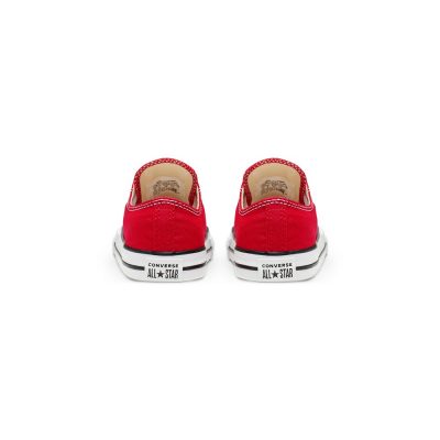 Converse CTAS Low Infant Gyerek Cipő Red - Image 5