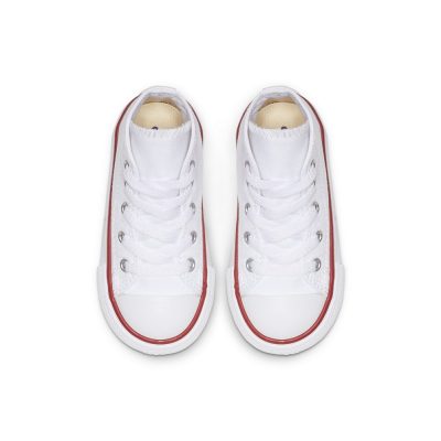 Converse CTAS High Infant Gyerek Cipő White - Image 4