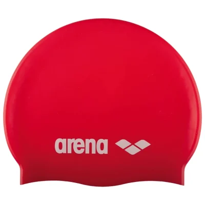 Arena Classic Silicone Jr Gyerek Úszósapka Red/White