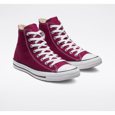 Converse CTAS Classic High Unisex Cipő Maroon - Image 3