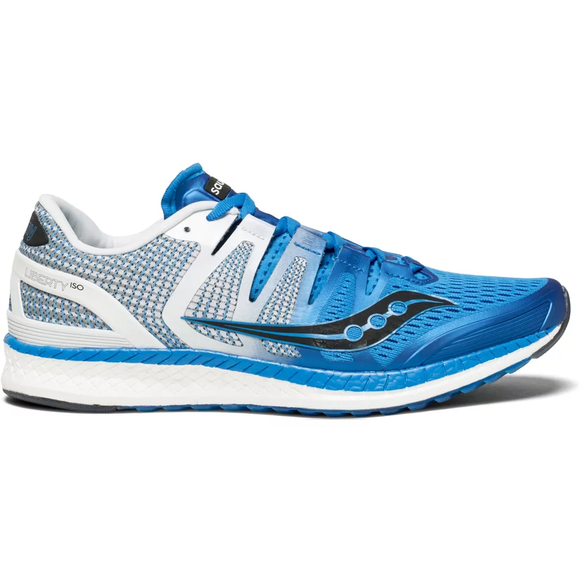 Saucony Liberty Iso Férfi Futócipő Blue/White/Black