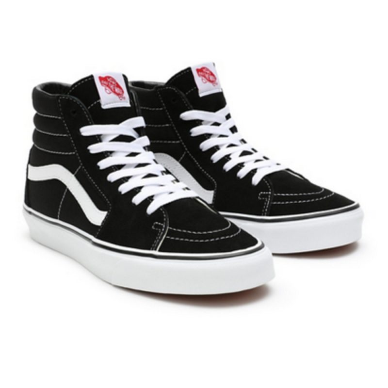 Ua Vans Sk8-Hi Unisex Cipő Black/Black/White 3 VN000D5IB8C 10