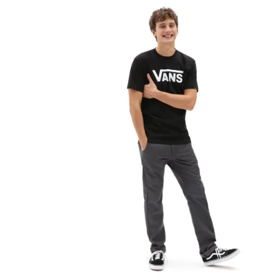 Mn Vans Classic Férfi Póló Black/White 9 Mn Vans Classic Férfi Póló Black/White - Image 5