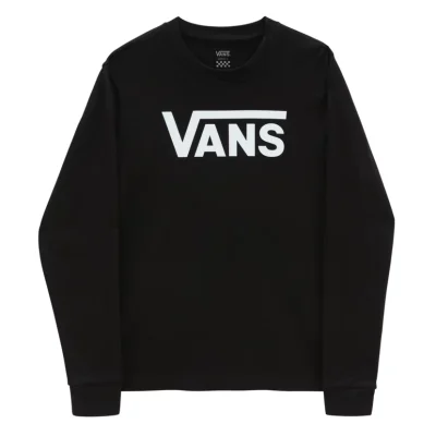 Wm Vans Flying V Classic Ls Bff Női Pulóver Black