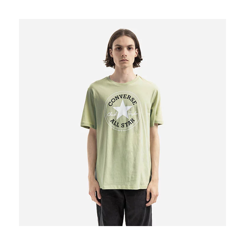 Converse Chuck Patch Tee Férfi Póló Olive Aura