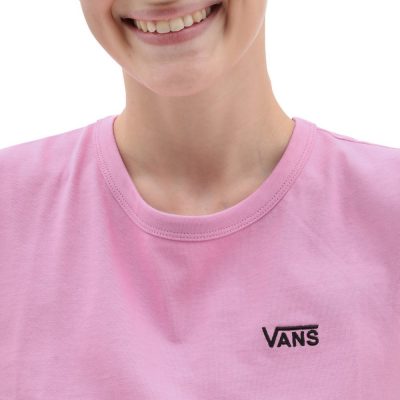 Vans Wm Junior V Muscle Crop Női Póló Cyclamen - Image 4
