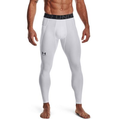 Under Armour HG Armour Leggings Férfi Nadrág White