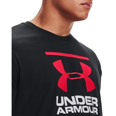 Under Armour GL Foundation SS Férfi Póló Black/Red - Image 3