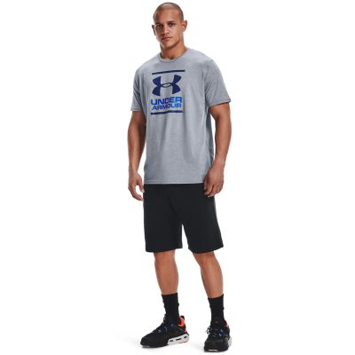 Under Armour GL Foundation SS Férfi Póló Grey/Blue - Image 4