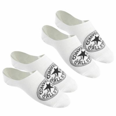 Converse Unisex Invisible Zokni White - Image 3