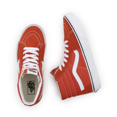 Vans UA SK8-Hi Color Theory Unisex Cipő Burnt Ochre - Image 3
