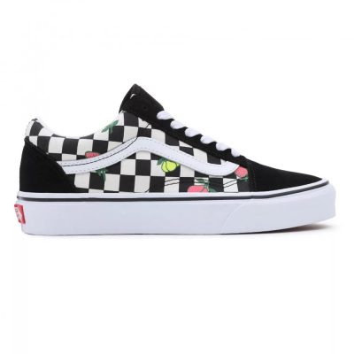 Vans Old Skool Női Cipő Fruit Checkboard Black/White