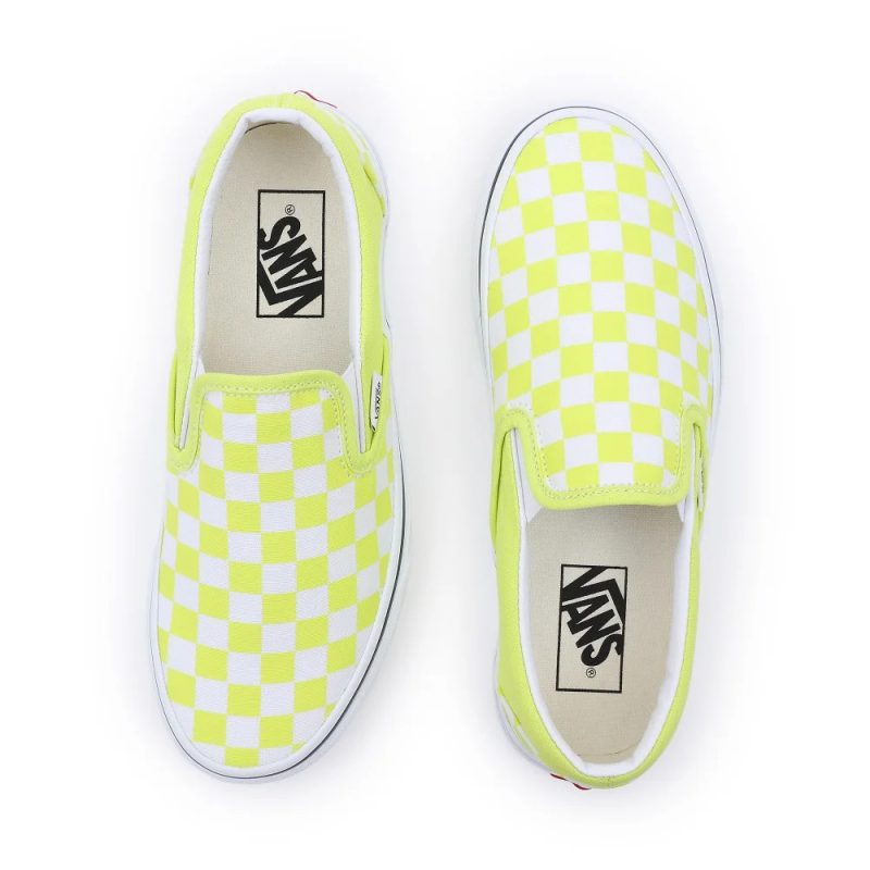 UA Classic Slip-On Női Cipő Color Theory Checkboard Evening Primro 3 VN0A7Q5DZUD1 1