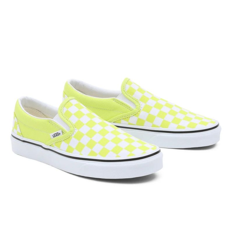 UA Classic Slip-On Női Cipő Color Theory Checkboard Evening Primro 2 vn0a7q5dzud1
