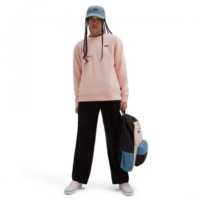 Vans Flying V Bff Crew Emea Női Pulóver Smoke Rose - Image 3