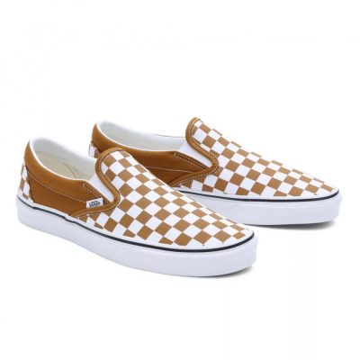 Vans UA Classic Slip-On Unisex Cipő Golden Brown - Image 3
