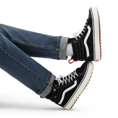 Vans UA SK8-Hi MTE-2 Unisex Cipő Black/True White 9 Vans UA SK8-Hi MTE-2 Unisex Cipő Black/True White - Image 4