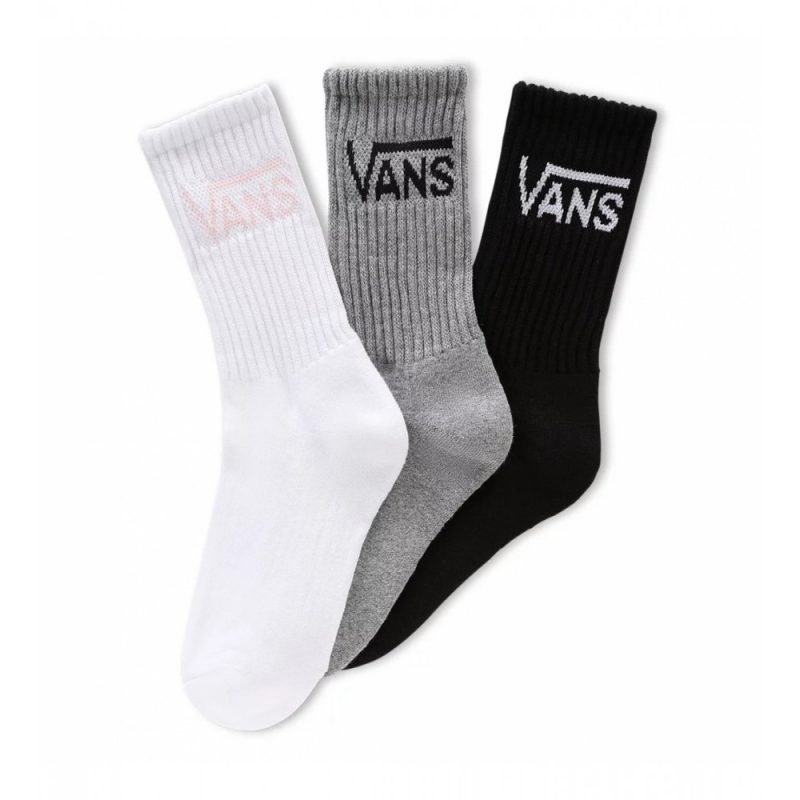 vans wm classic crew wmns 6.5 10 3pk vn0a49zf9rp1 3023997 a