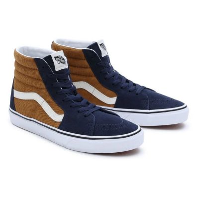 Vans UA SK8-Hi Férfi Cipő Blue/Brown - Image 3