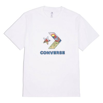 Converse Star Chevron Block Infill SS Férfi Póló W - Image 1