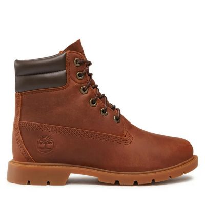 [Sérült doboz | csomagolás] Timberland Linden Woods WP 6 Inch Női Cipő Dark Brown