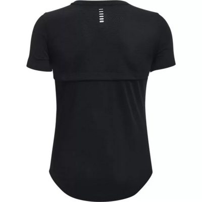 Under Armour Streaker SS Női Póló Black/Black/Refl - Image 4