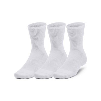 Under Armour 3-Maker 3pk Mid-Crew Unisex Zokni Whi