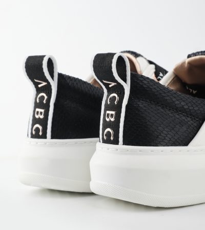 ACBC Alexander Smith Eco Wembley Női Cipő Wht/Blk - Image 3