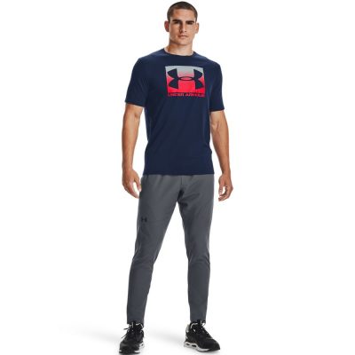 Under Armour Boxed Sportstyle SS Férfi Póló Academy/Red - Image 3