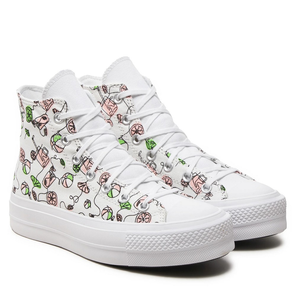 A07561C Converse Chuck Taylor Lift Női Cipő Lemonade 1