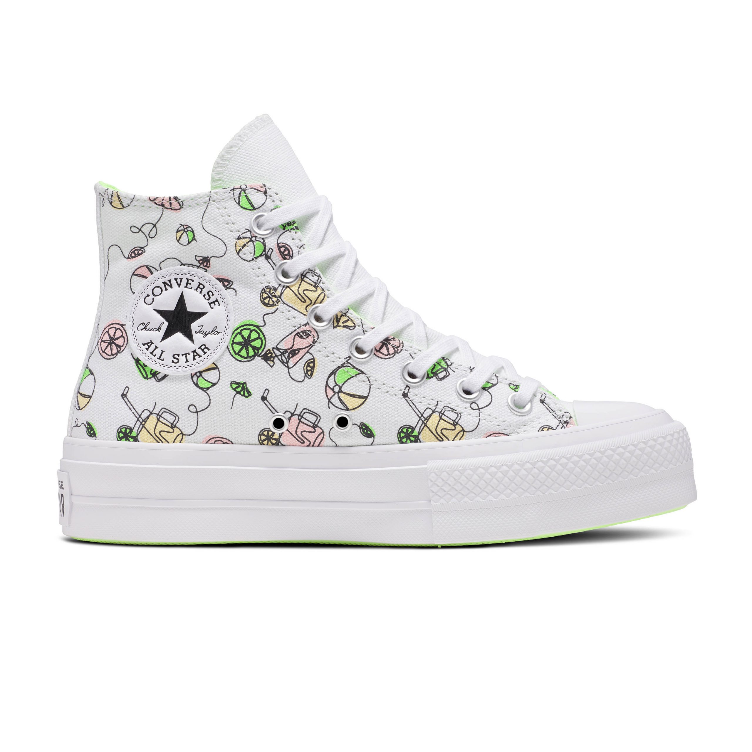 A07561CConverse Chuck Taylor Lift Női Cipő Lemonade_4