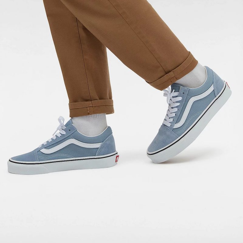Vans UA Old Skool Unisex Cipő Dusty Blue 4 VN0007NTDSB1 Vans UA Old Skool Unisex Cipo Dusty Blue 4
