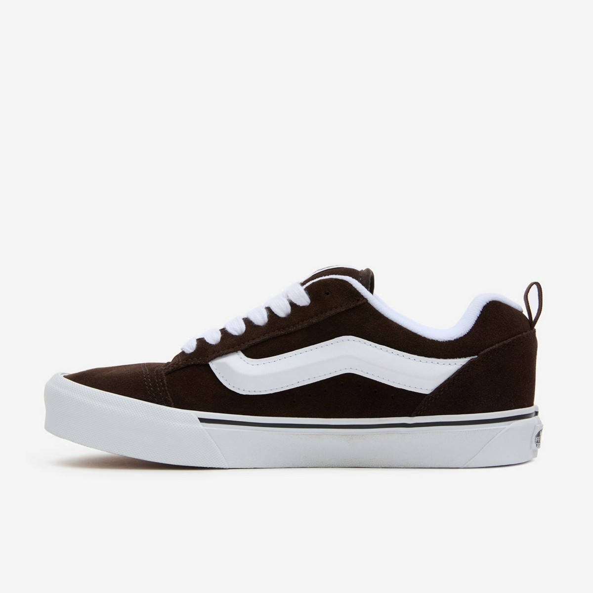 VN0009QCNWH1 Vans Knu Skool Férfi Cipő BrownWhite 5